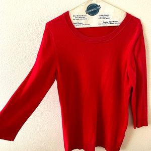 Women’s large red sweater